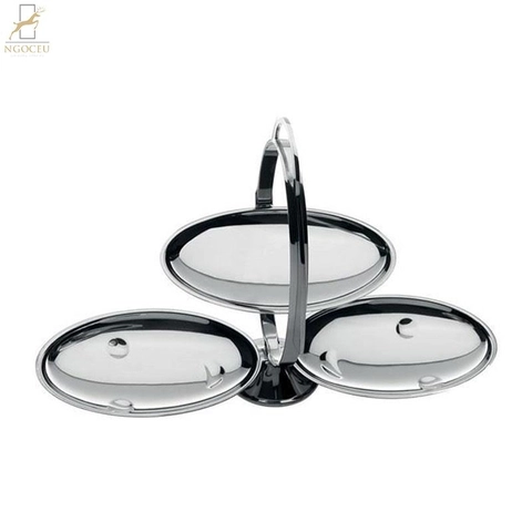 Khay đựng bánh 3 tầng hình tròn Alessi AM37