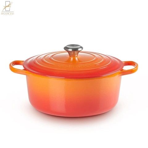 Nồi gang Le Creuset Bräter rund Evo 26cm Orange