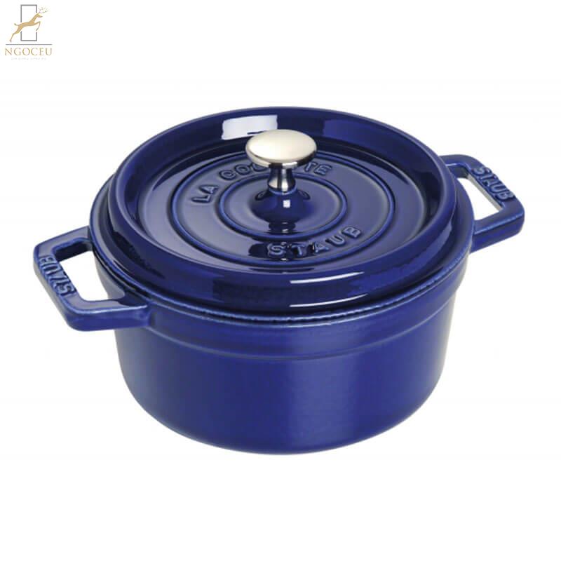 Staub – Nồi tròn Màu Xanh Đen – 22cm