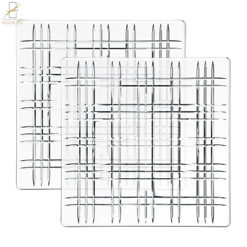 Bộ đĩa vuông Pha lê Nachtmann Square Plate square - 101045- 21cm