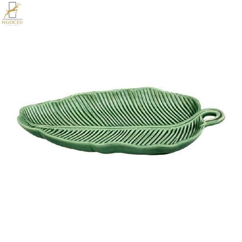 Bordallo – Leaves – Đĩa hình Lá Chuối – 39cm