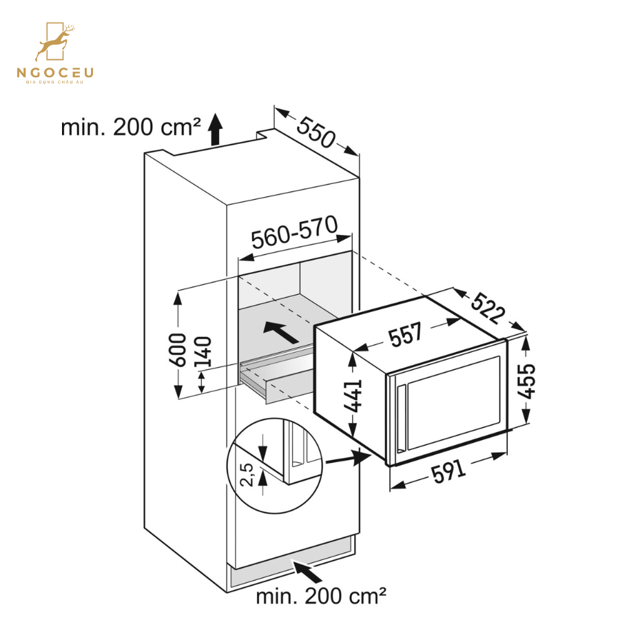 Tủ rượu Liebherr WKEES 553