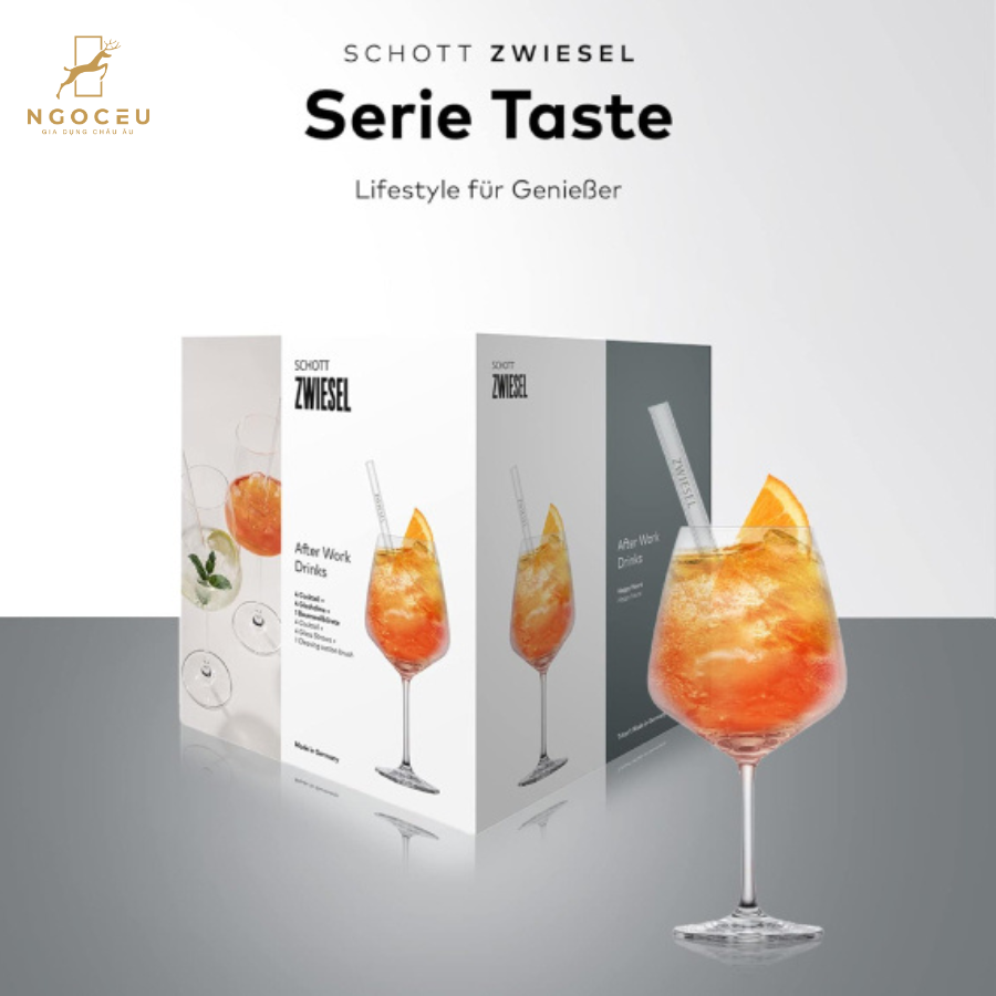 Bộ ly Cocktail pha lê 9 Món Zwiesel After Work Drinks Set Taste 130014
