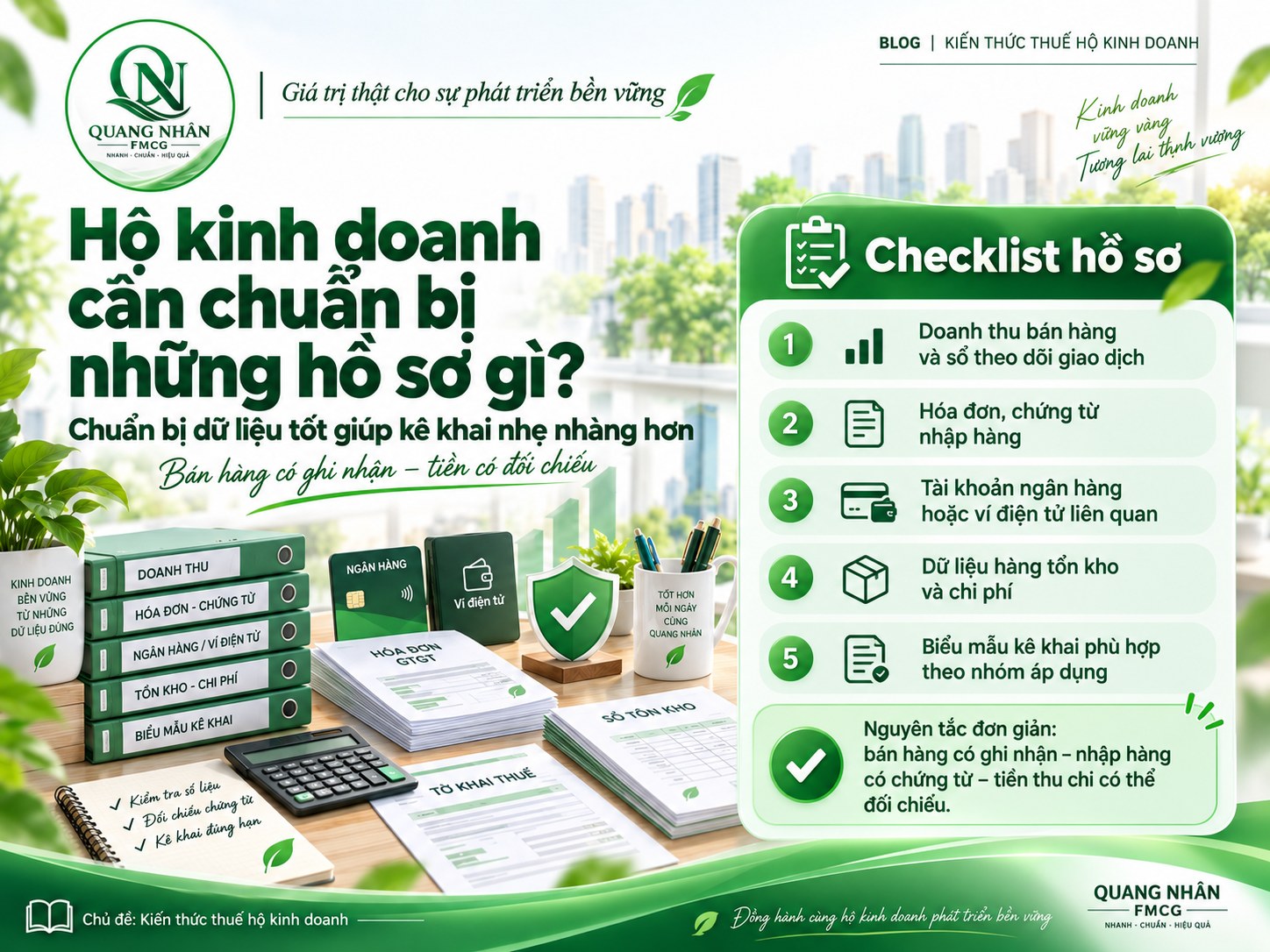 Hộ kinh doanh cần chuẩn bị những hồ sơ gì ?