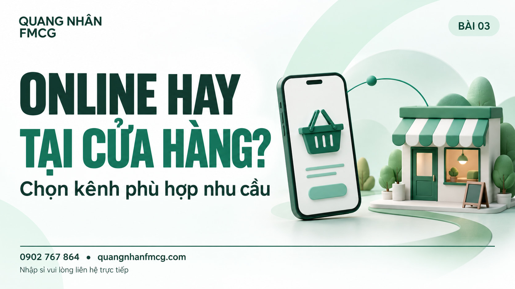 Mua online hay tại cửa hàng? Cách kết hợp hai kênh trong năm 2026