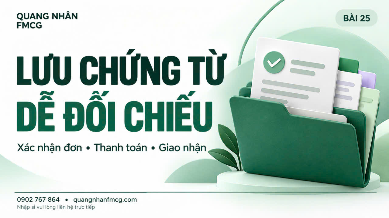 Hóa đơn và chứng từ mua hàng: Lưu gì để dễ đối chiếu nguồn hàng?