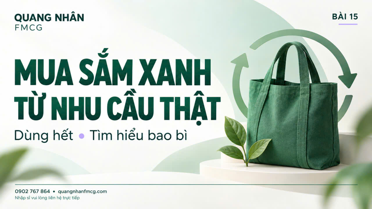Mua sắm xanh năm 2026: Đánh giá túi nạp lại và lời quảng cáo bền vững
