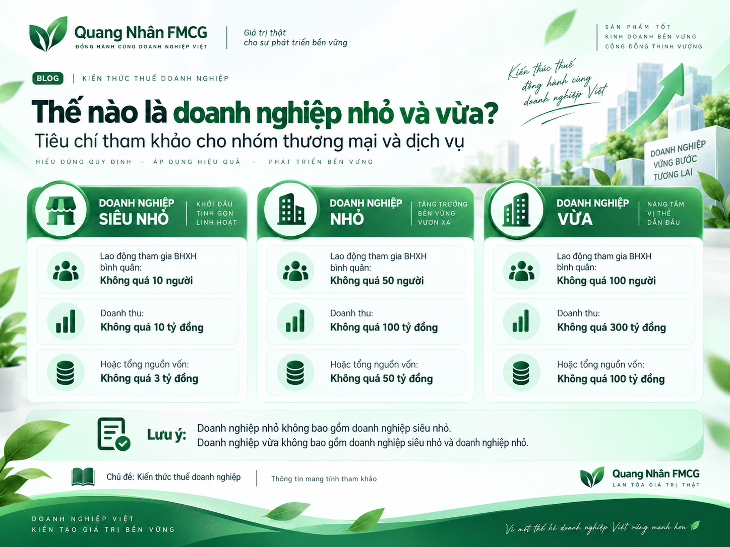 3. Thế nào là doanh nghiệp nhỏ và vừa?