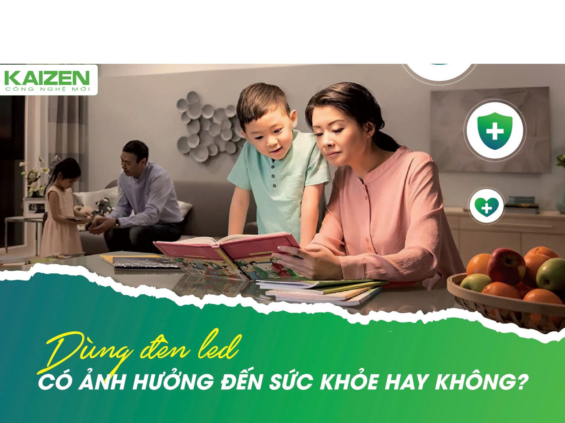 Sử dụng đèn LED có ảnh hưởng đến sức khỏe không?