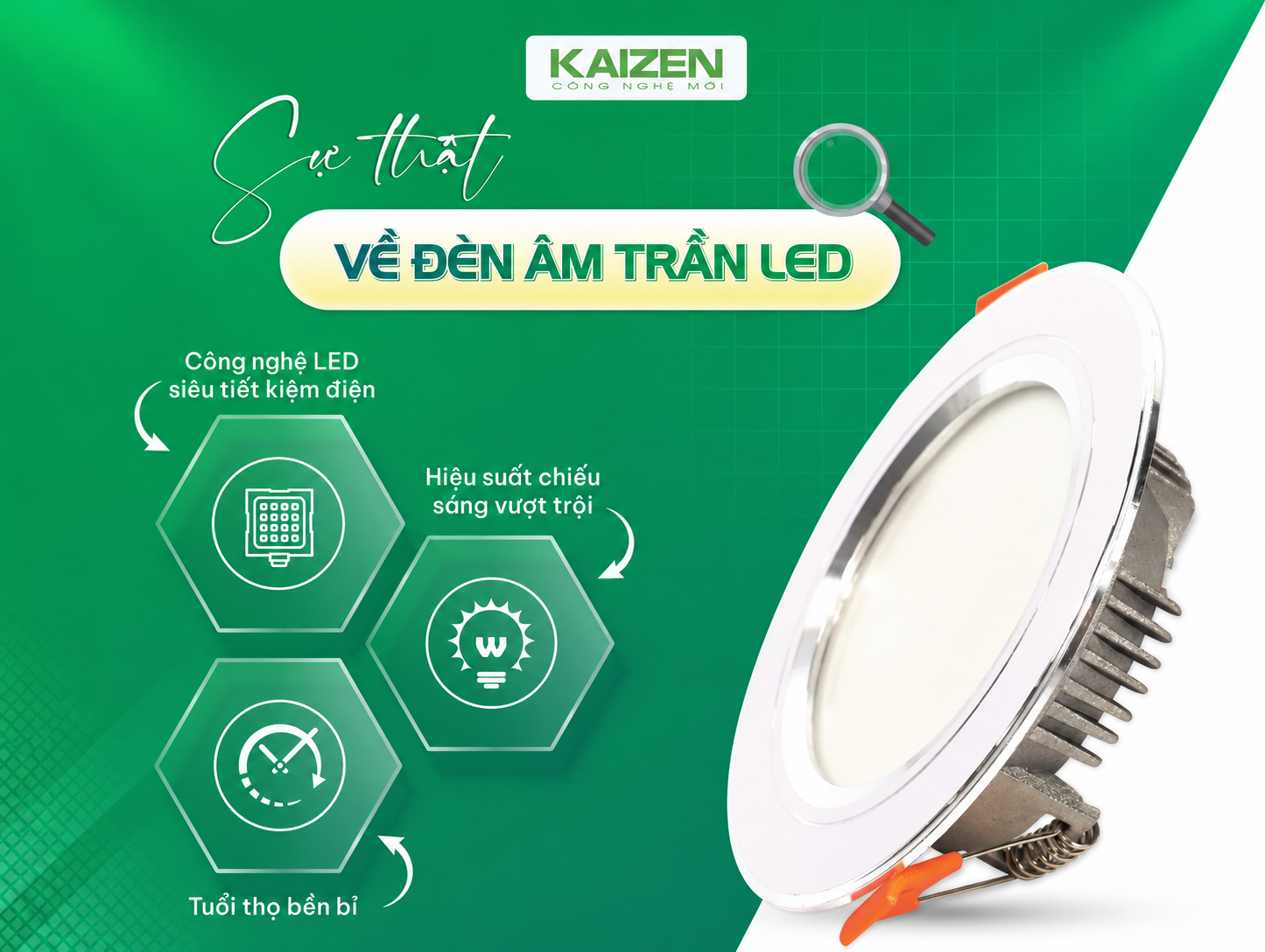 Sự Thật Về Đèn LED Âm Trần: Giải Pháp Chiếu Sáng Tiết Kiệm Và Hiện Đại Cho Mọi Không Gian