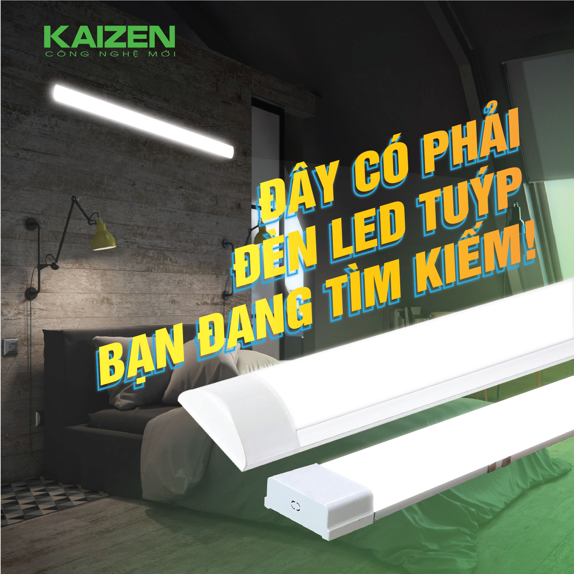 Có nên mua tuýp LED Kaizen thay thế đèn huỳnh quang?