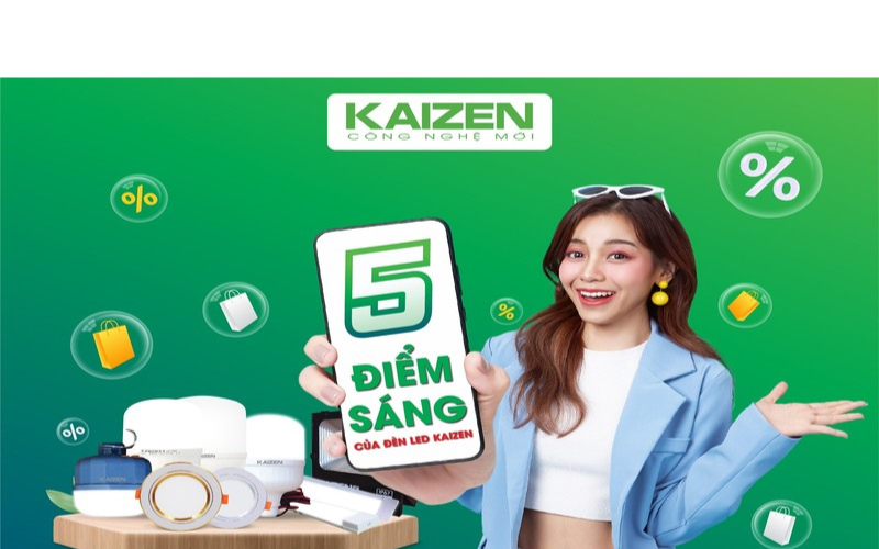 5 Điểm Sáng Của Đèn LED Kaizen