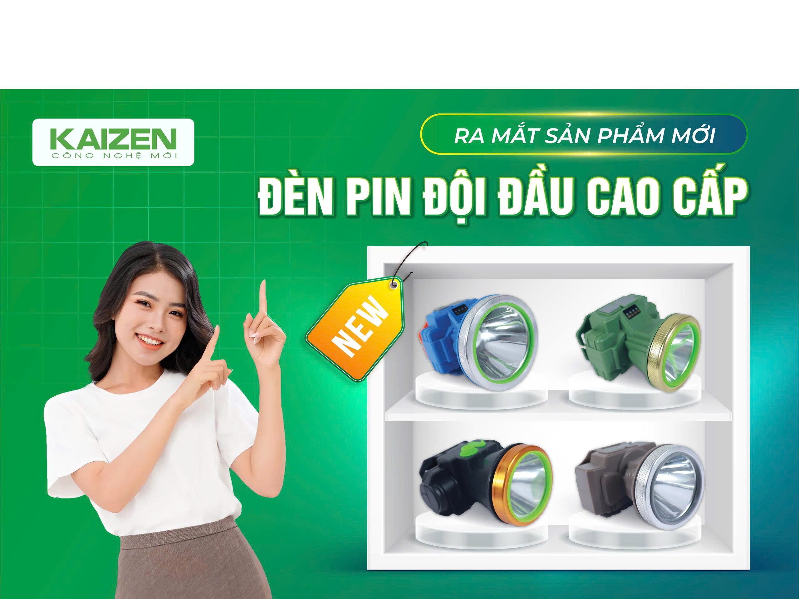 KAIZEN RA MẮT SẢN PHẨM MỚI ĐÈN ĐỘI ĐẦU CAO CẤP