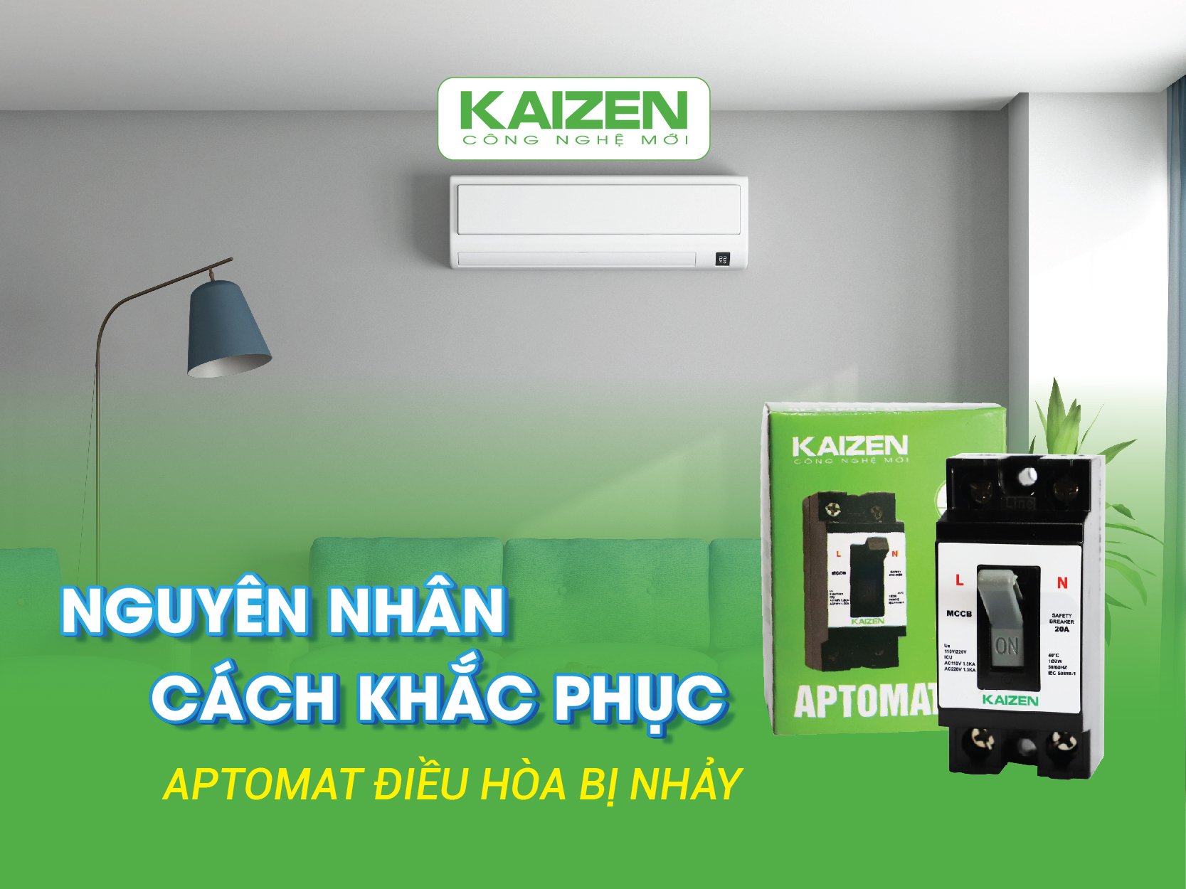 Nguyên nhân - Cách khắc phục Aptomat điều hòa bị nhảy