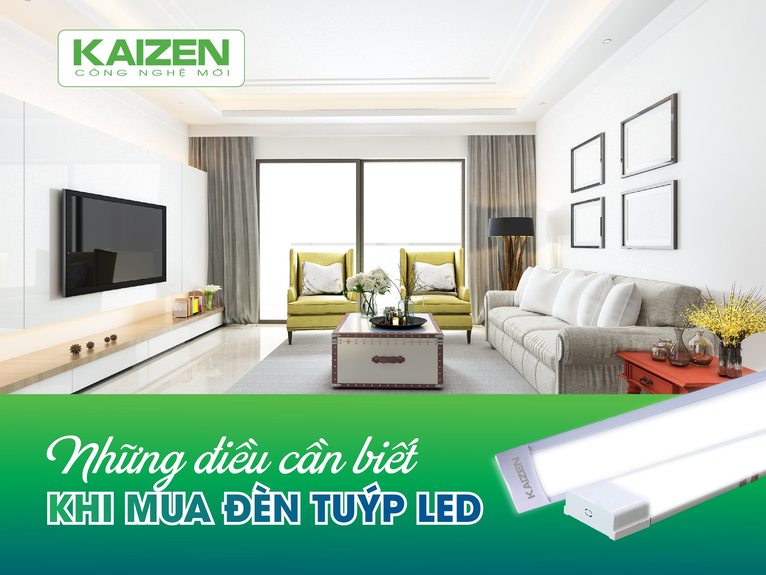 Những điều cần biết khi mua đèn tuýp LED