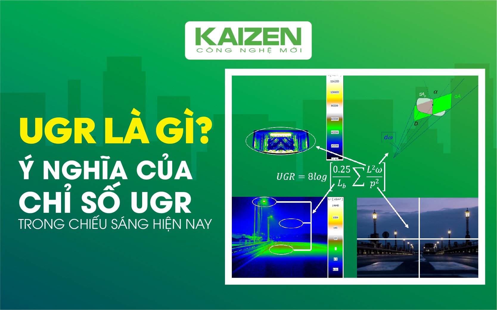 UGR LÀ GÌ? Ý NGHĨA CỦA CHỈ SỐ UGR TRONG CHIẾU SÁNG HIỆN NAY