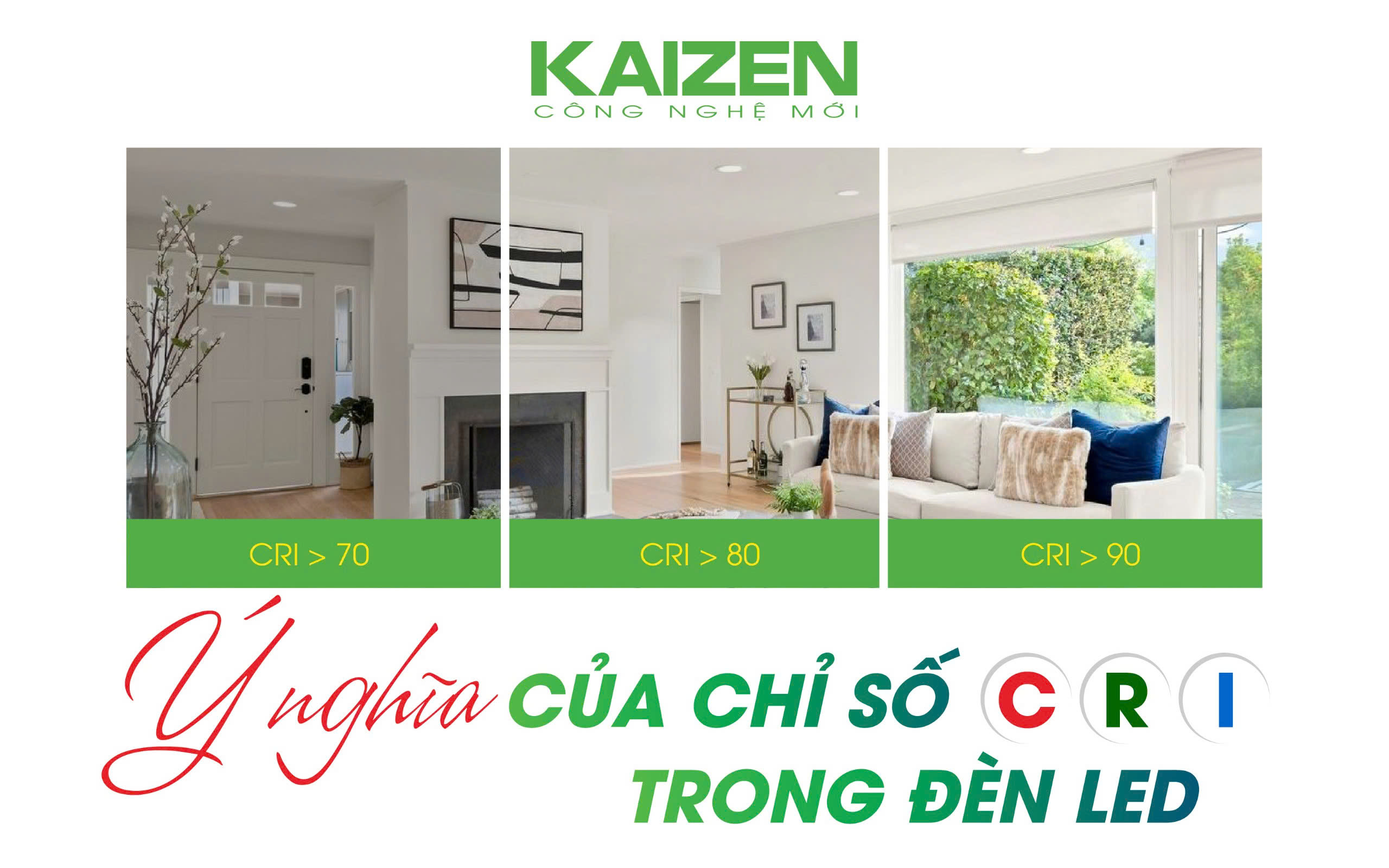 Ý Nghĩa Của Chỉ Số CRI Trong Đèn LED