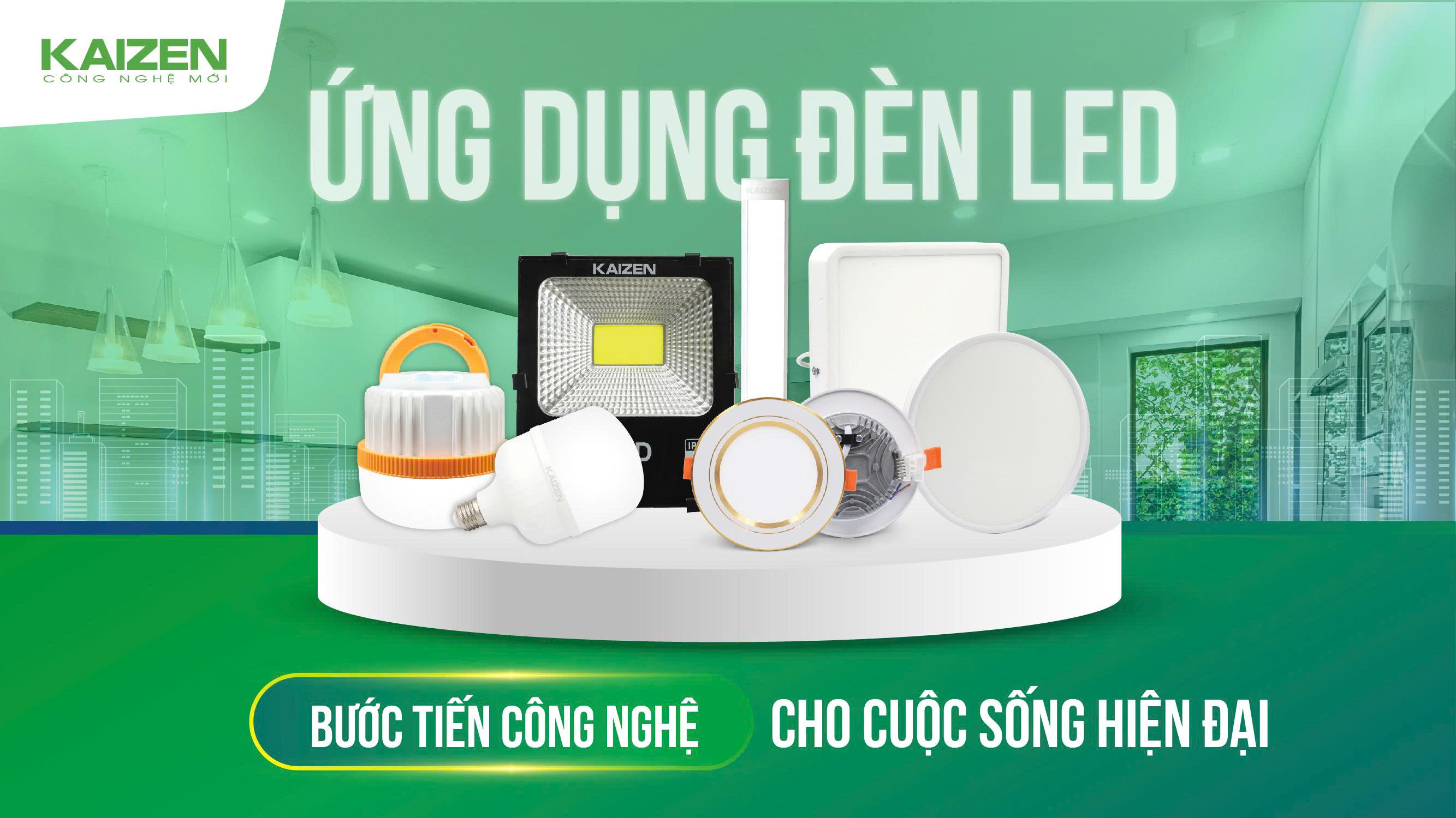 ỨNG DỤNG ĐÈN LED – BƯỚC TIẾN CÔNG NGHỆ TRONG CUỘC SỐNG HIỆN ĐẠI