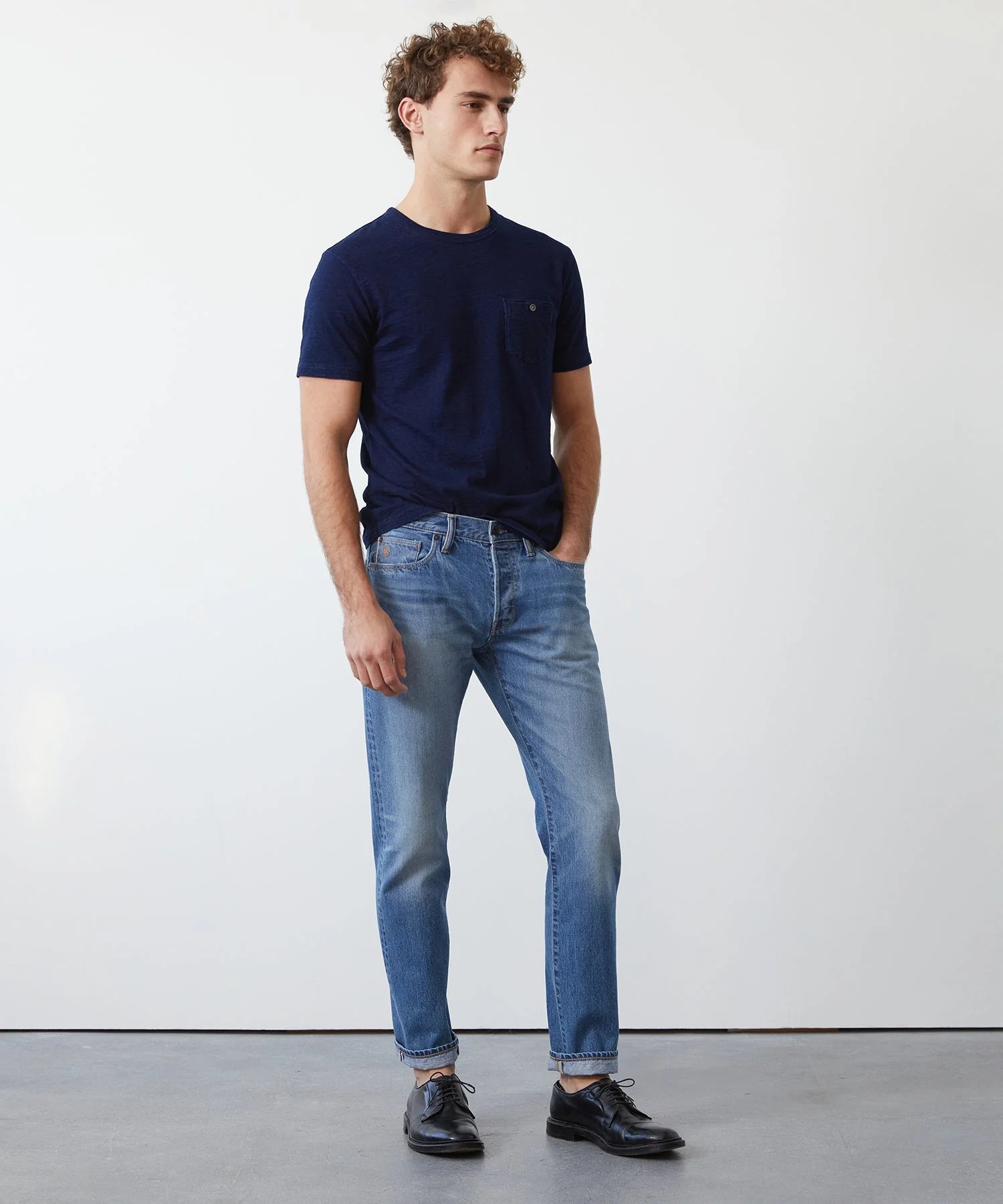 Jeans nam T.S Slim Selvedge in Ames