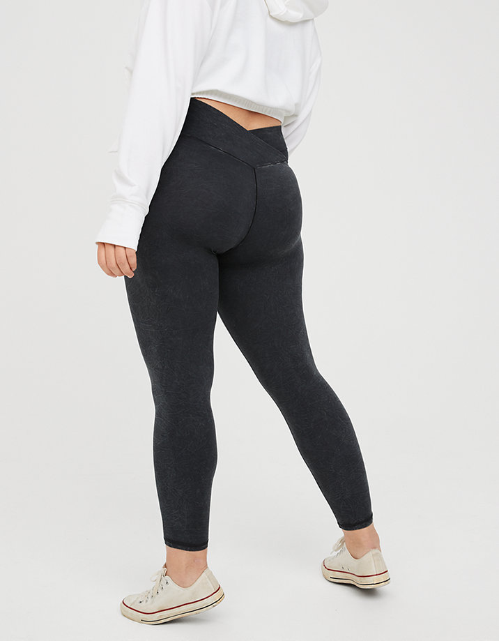 Quần Legging Aerie Real Me Double Crossover Xuất Dư