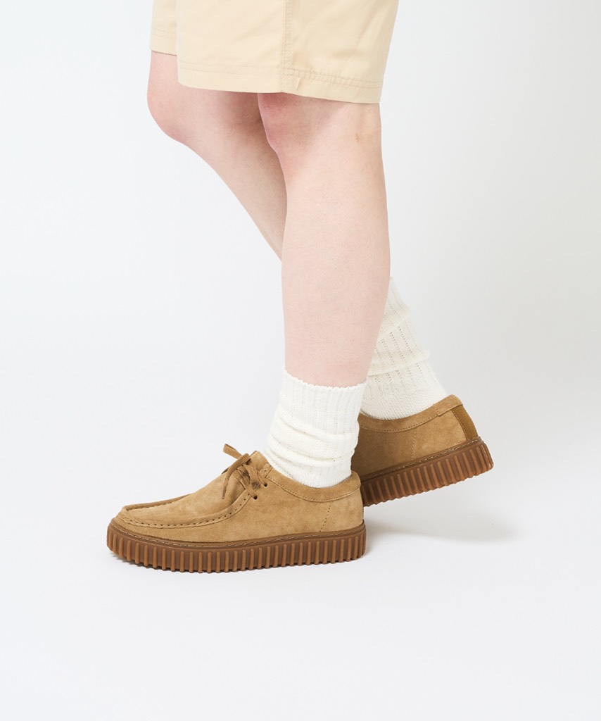 Giày da lộn Clarks Torhill Hi Low