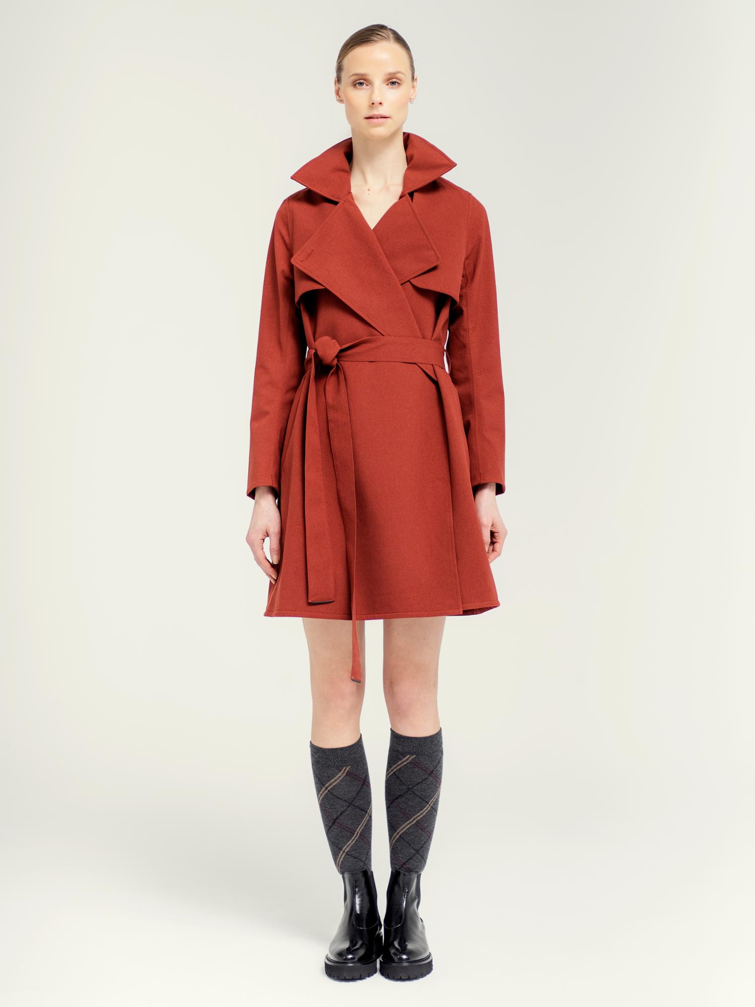 Áo khoác Mangto Nữ Yr Coat BRGN