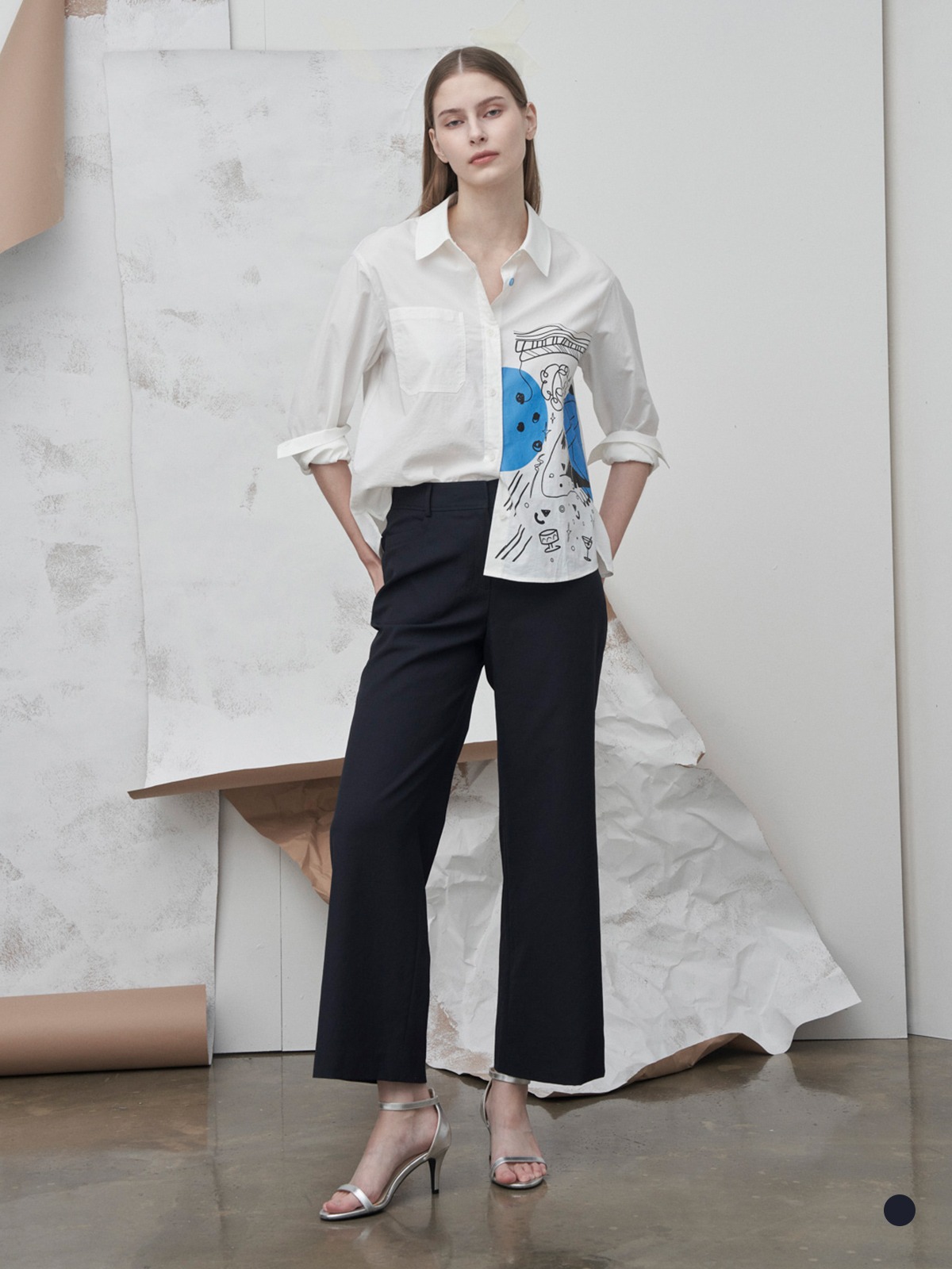 Quần ống rộng nữ VVOlivia