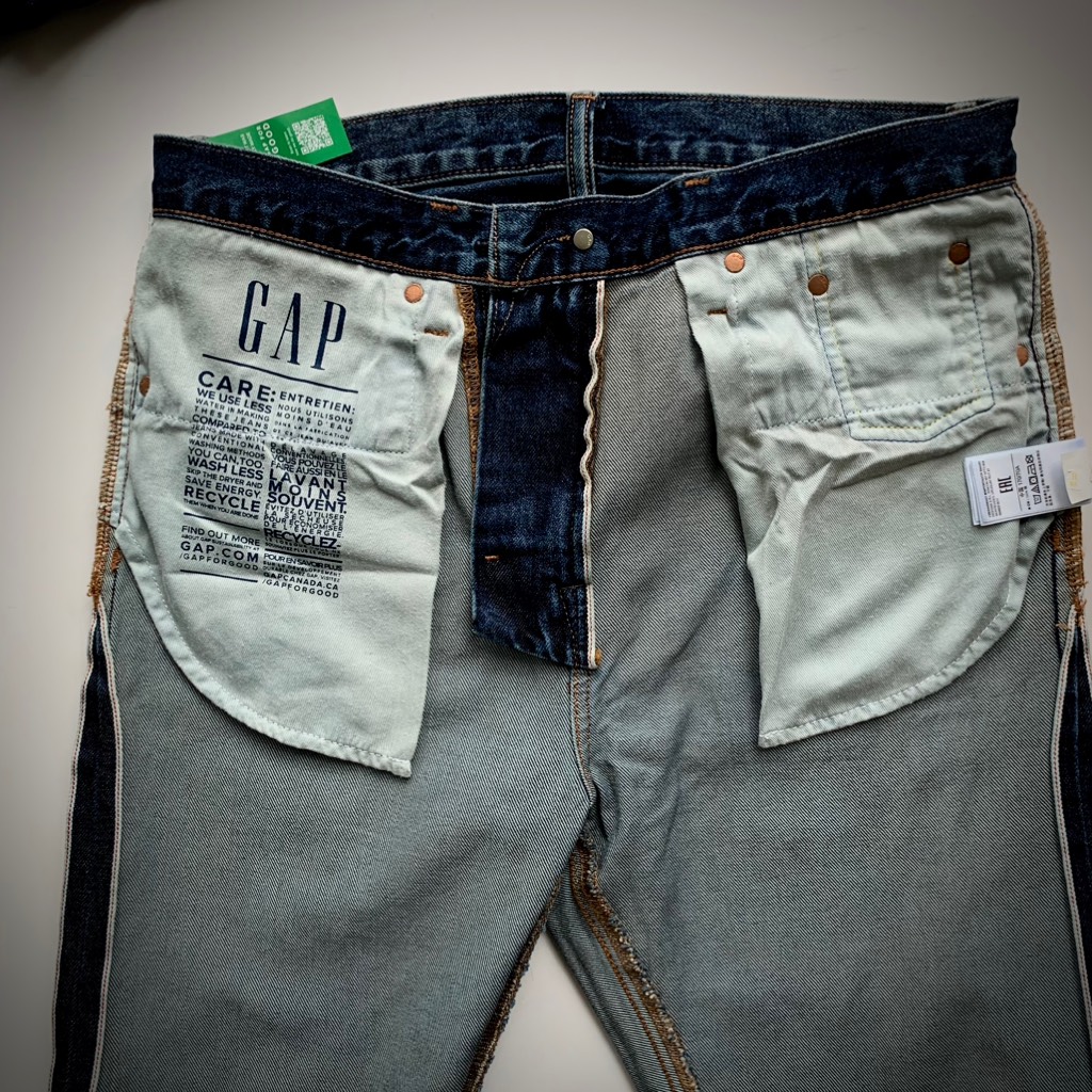 Quần Jeans GAP '90s Original Straight Fit Selvedge