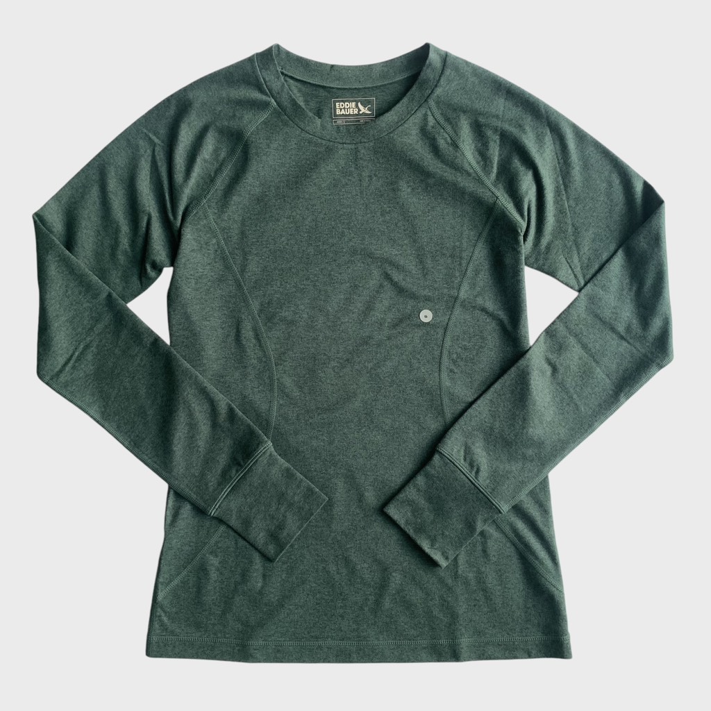 Áo thun cổ tròn tay dài Train Ascent Eddie Bauer