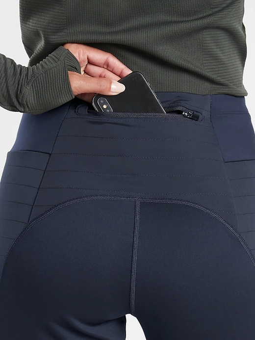 Quần nữ Athleta Peak Hybrid Fleece Tight