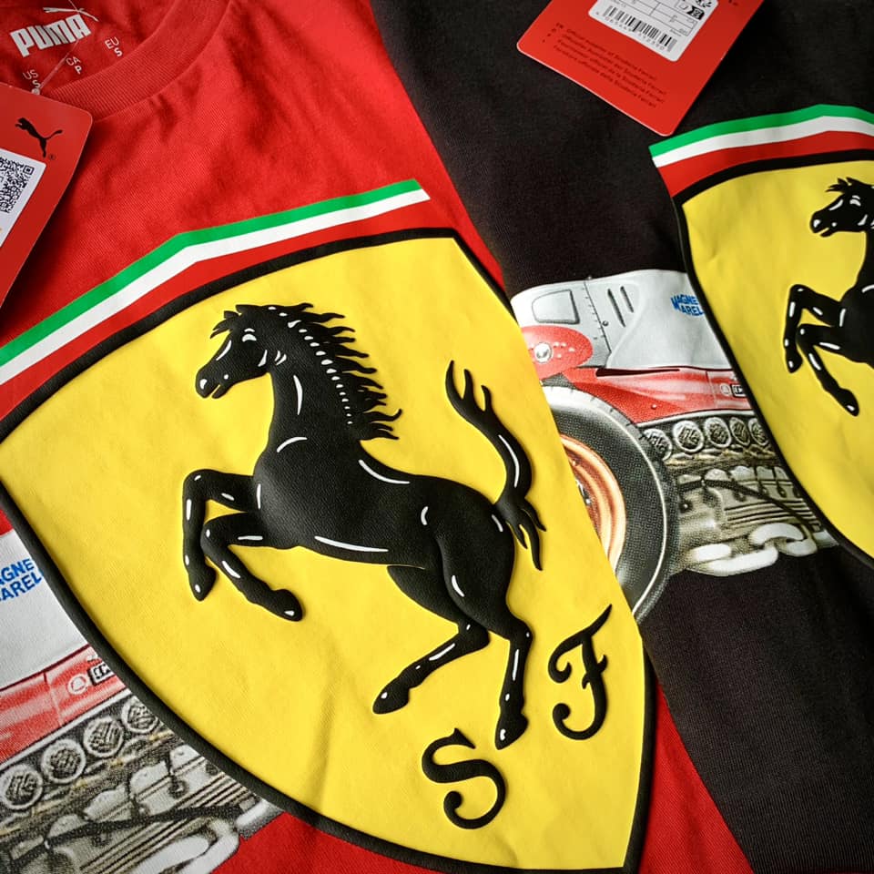 Áo Scuderia Ferrari Shield Tee Puma Men