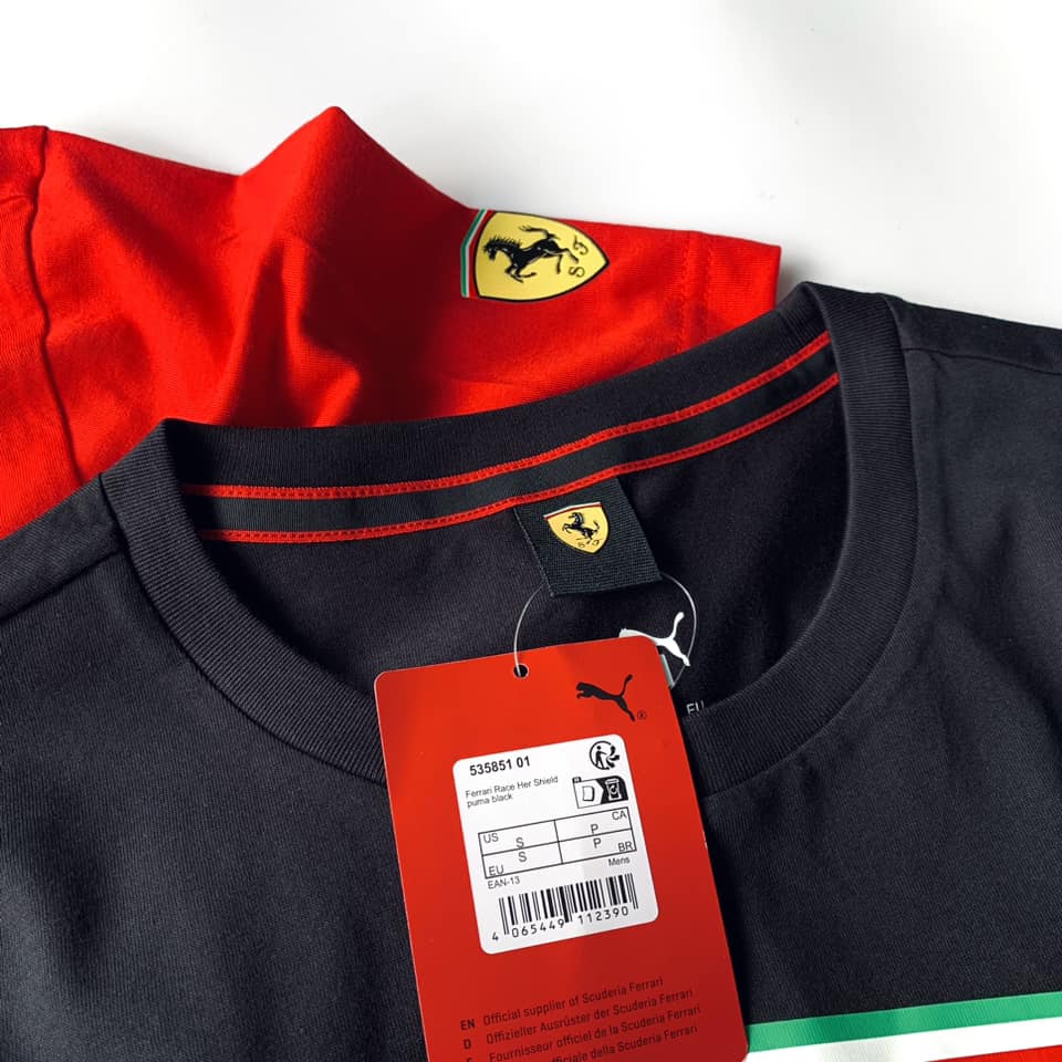 Áo Scuderia Ferrari Shield Tee Puma Men