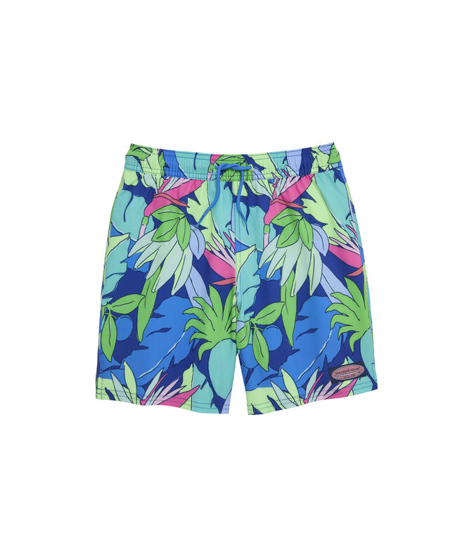 Short biển Kid 7 Inch Printed Chappy Vines