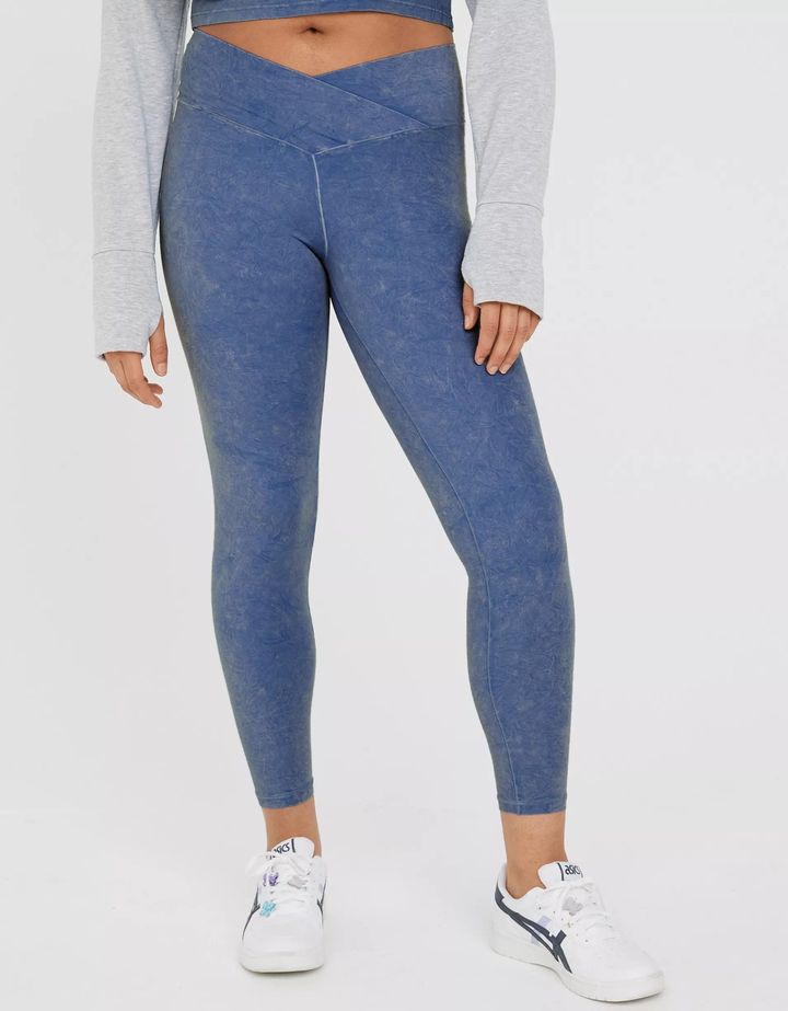 Quần Legging Aerie Real Me Double Crossover