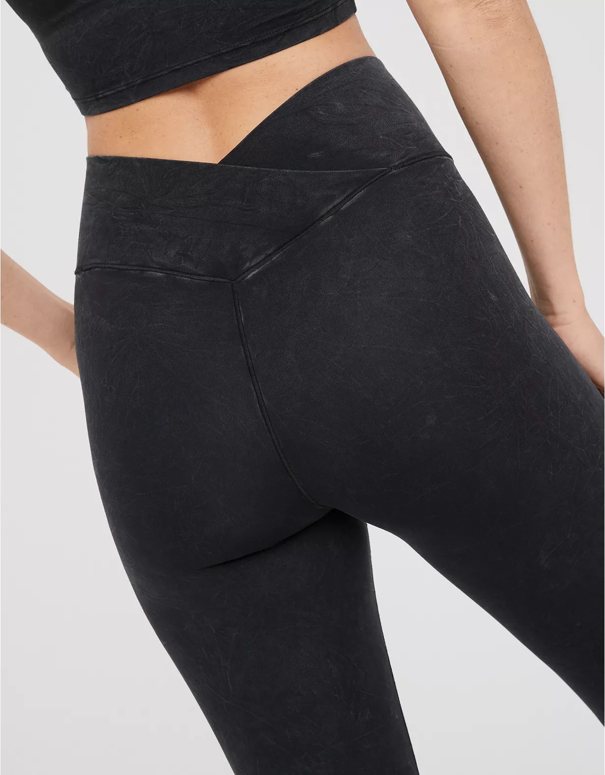 Quần Legging Aerie Real Me Double Crossover
