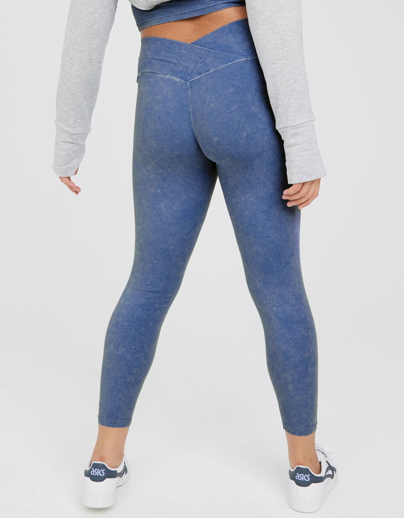 Quần Legging Aerie Real Me Double Crossover