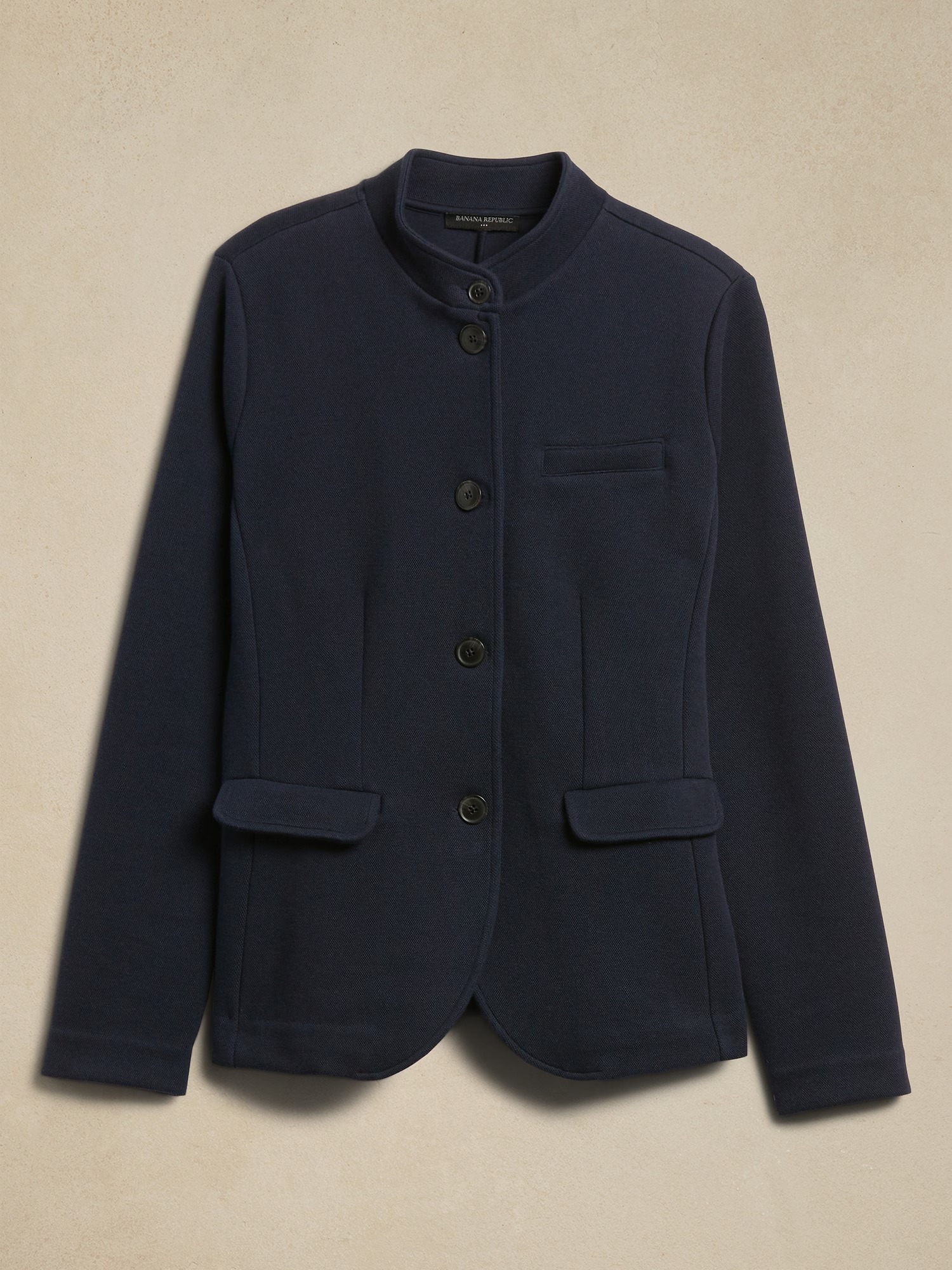 Áo khoác Nữ Band Collar Blazer Banana Republic