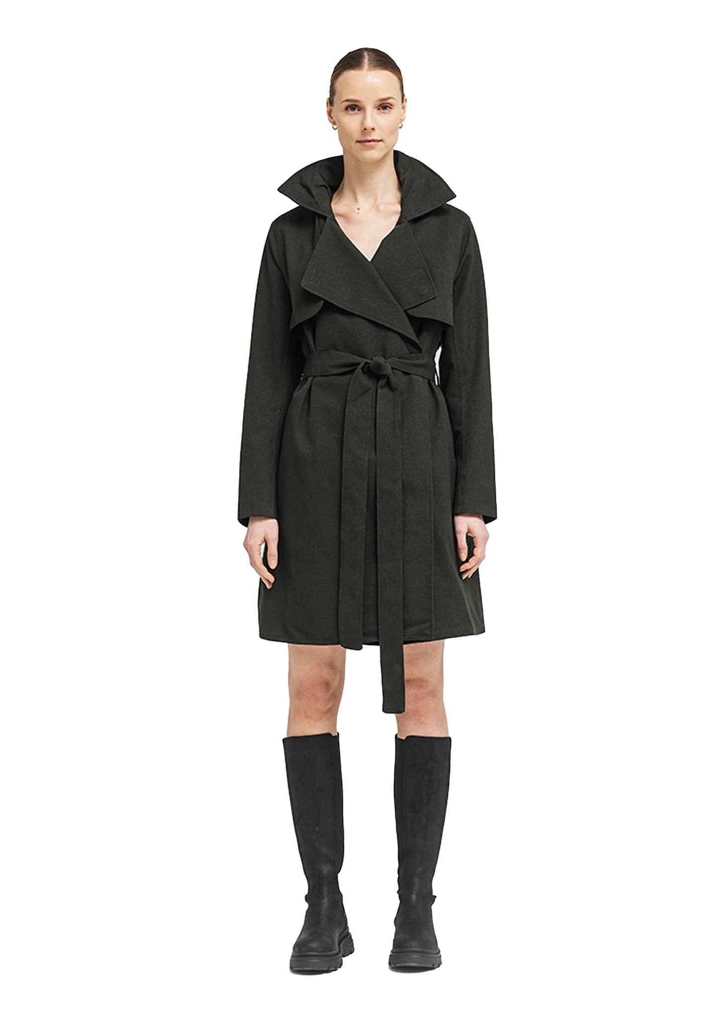 Áo khoác Mangto Nữ Yr Coat BRGN