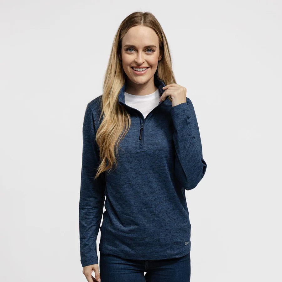 Áo thun dài tay nữ Brisk Quarter Zip 1/4 Zusa