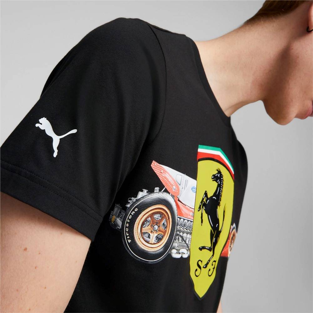 Áo Scuderia Ferrari Shield Tee Puma Men