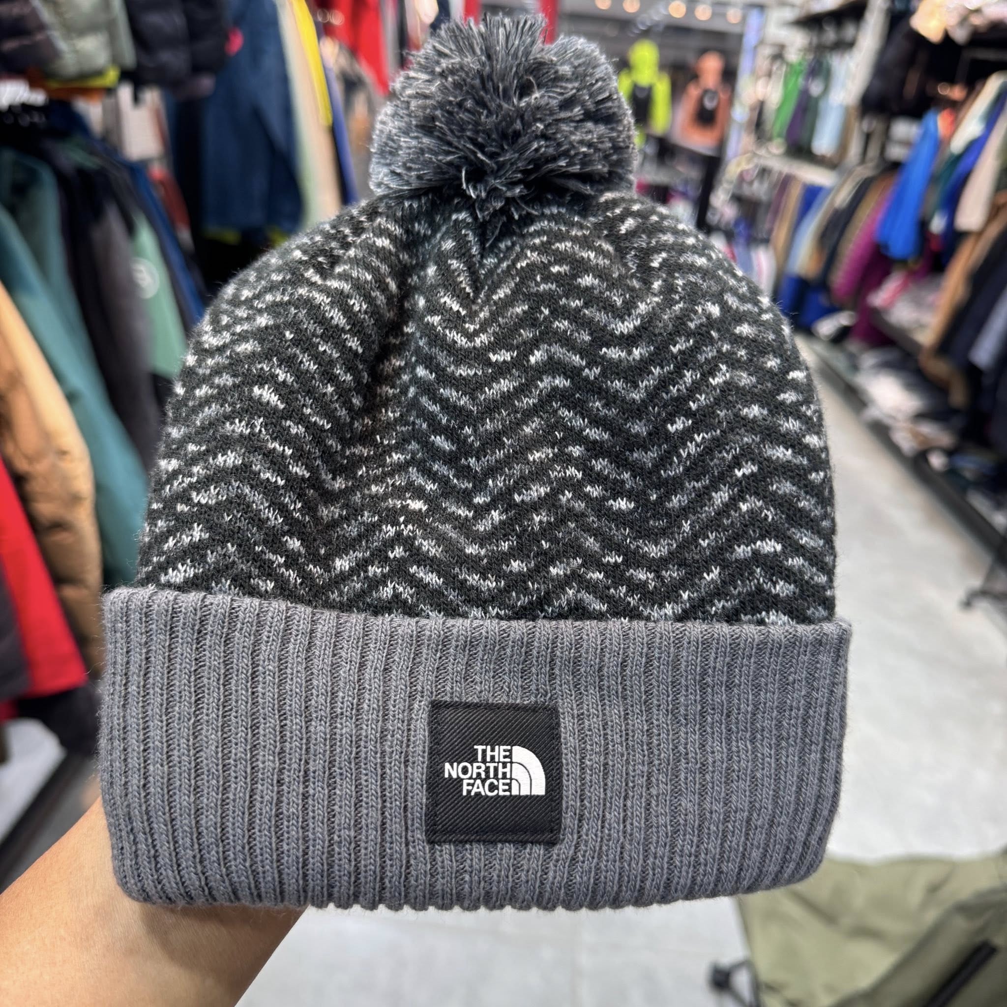 Mũ len Youth Chevron Pm Beanie TNF
