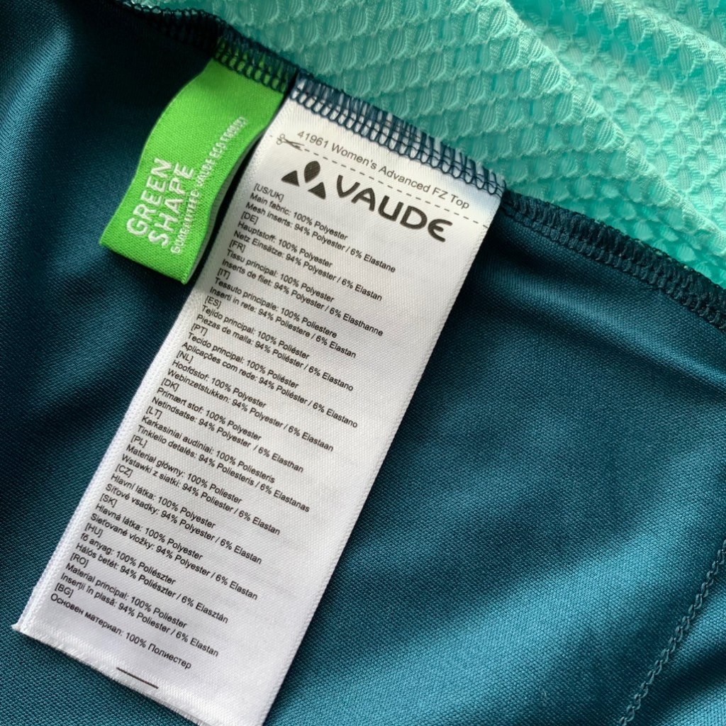 Áo gile nữ đạp xe Advanced FZ Vaude