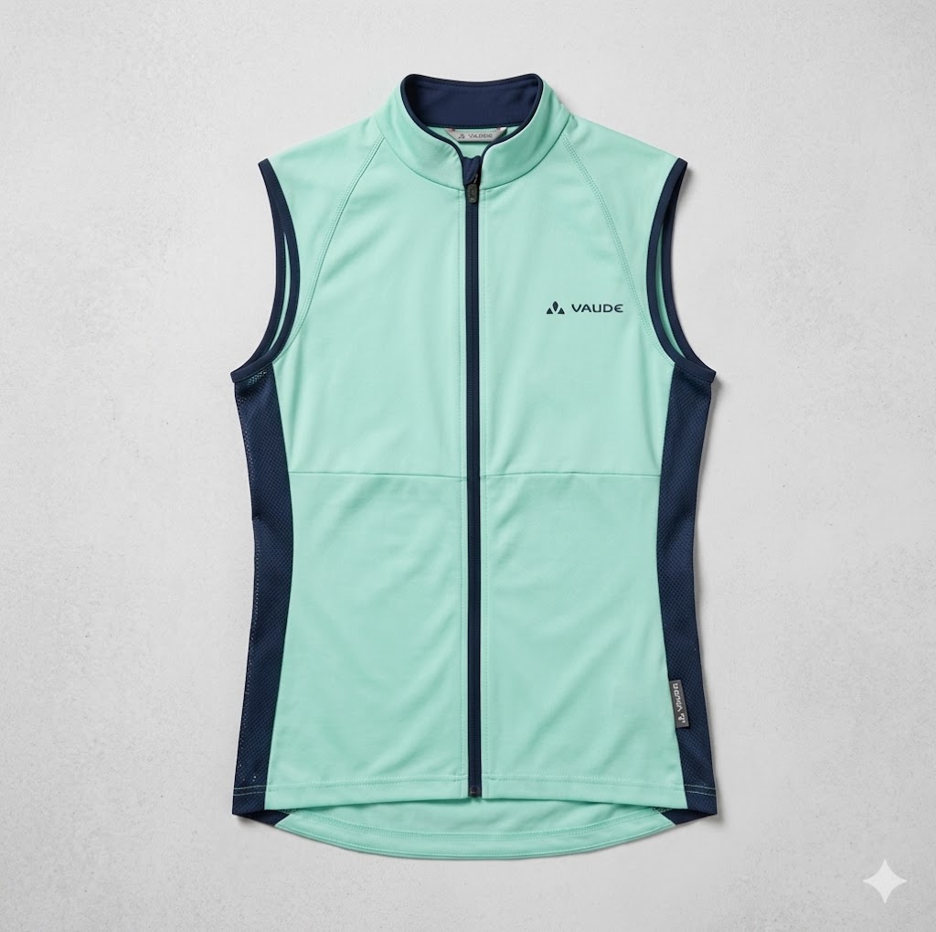Áo gile nữ đạp xe Advanced FZ Vaude