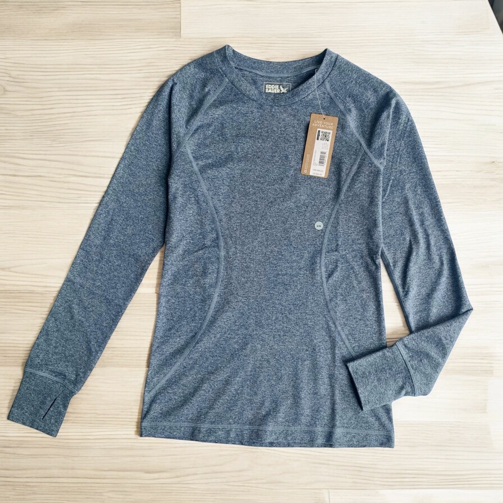 Áo thun cổ tròn tay dài Train Ascent Eddie Bauer