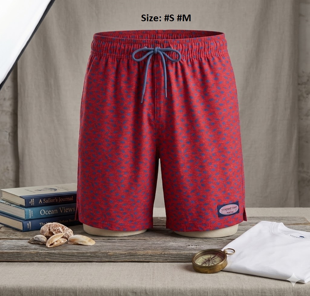 Short biển Kid 7 Inch Printed Chappy Vines