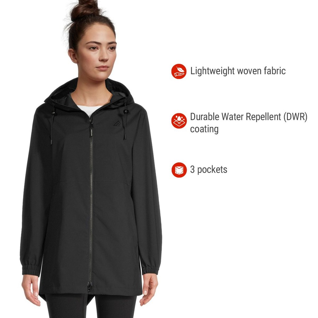 Áo khoác nữ Parka chống nước Ripzone