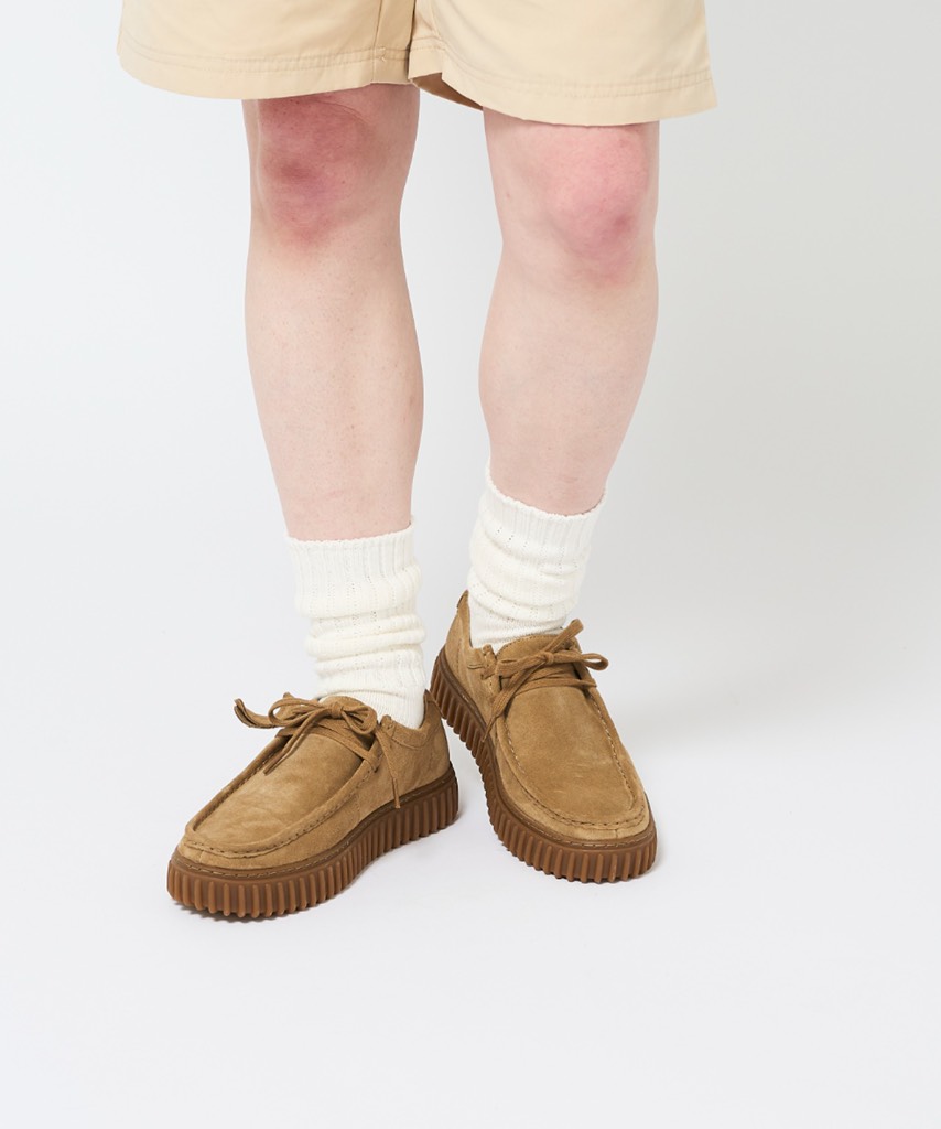 Giày da lộn Clarks Torhill Hi Low
