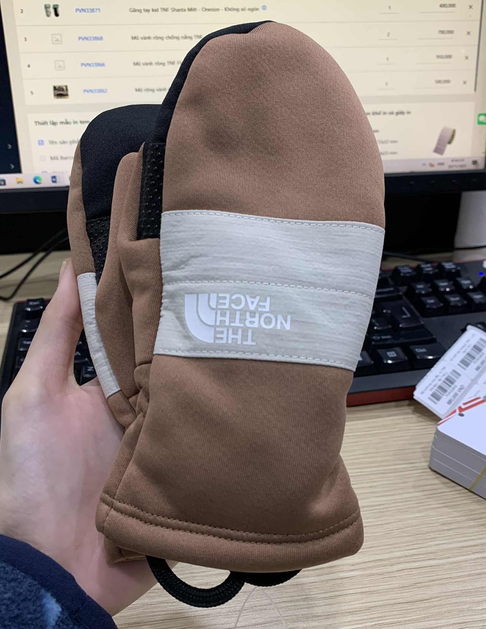 Găng tay kid TNF Sierria Etip Mitt