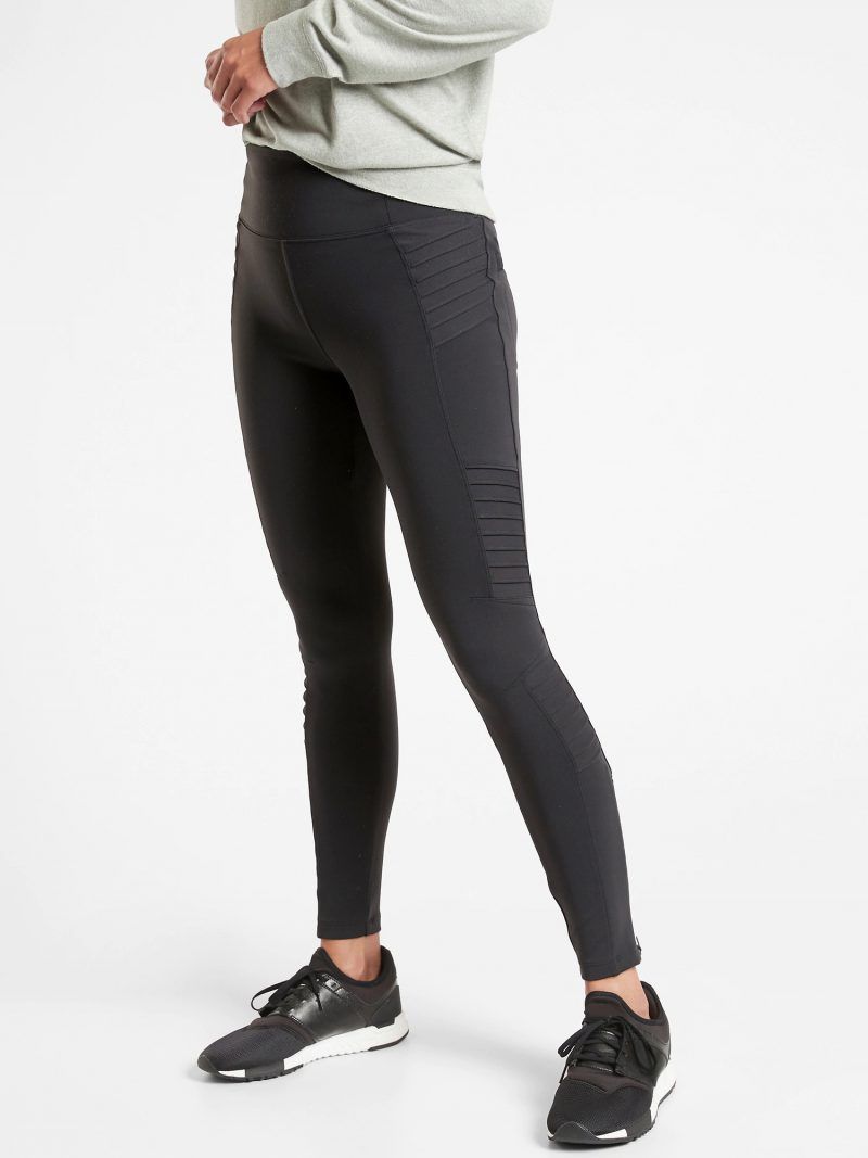 Quần legging Athleta Delancey Moto Tight