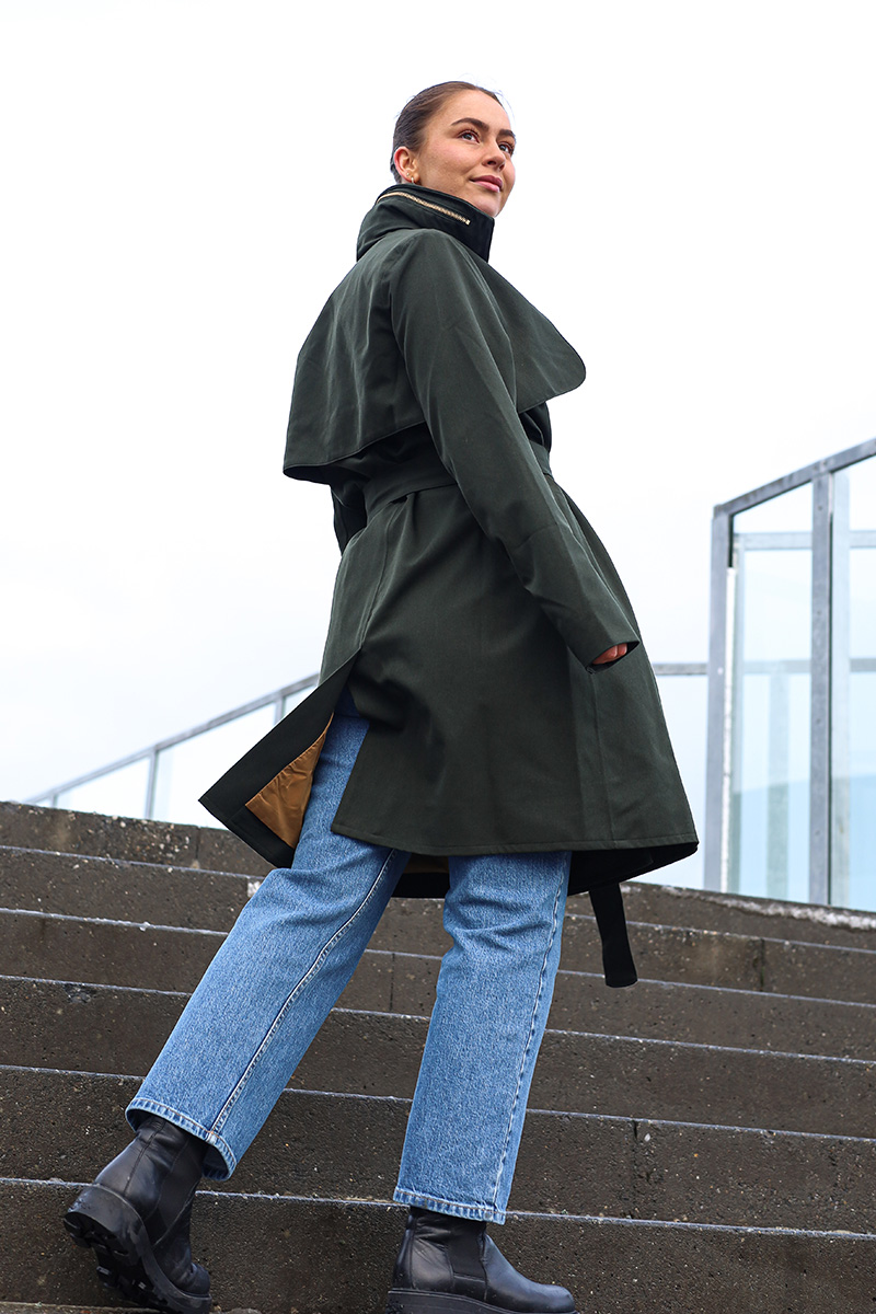 Áo khoác Mangto Nữ Yr Coat BRGN